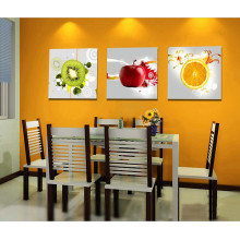 3 Piece Hot Sell Modern Wall Painting Fruits Painting Room Decor Wall Art Picture Painted on Canvas Home Decoration Mc-210